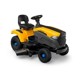 STIGA Tornado 398e Akku-Rasentraktor 98 cm mit Mulchkit und Hydrostatgetriebe