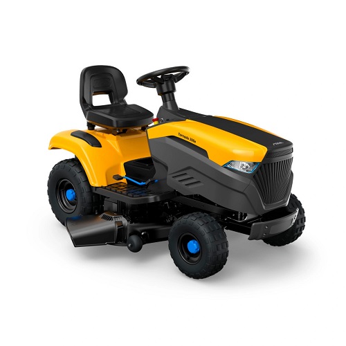 STIGA Tornado 398e Akku-Rasentraktor 98 cm mit Mulchkit und Hydrostatgetriebe