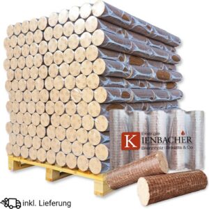 Nestro Holzbriketts aus Buche und/oder Eiche, ca. 5,2 kWh/kg, Ø 70–90 mm, 960 kg