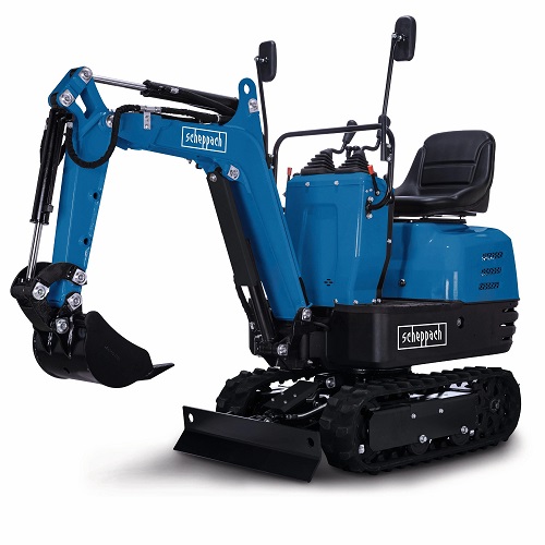 SCHEPPACH EXC815 Minibagger 6,3 kW mit Planierschild und Elektrostart
