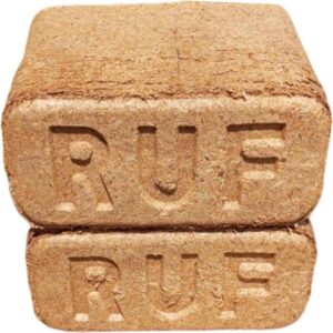 RUF Holzbriketts aus naturbelassenem Buchenholz, 10 kg, ca. 5,2 kWh/kg