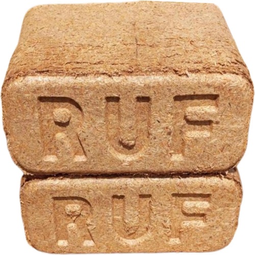 RUF Holzbriketts aus naturbelassenem Buchenholz, 10 kg, ca. 5,2 kWh/kg