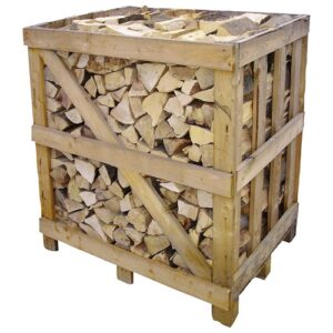 Kaminholz aus Laubholz-Mix, getrocknet und gestapelt, 25–33 cm, 1 Raummeter