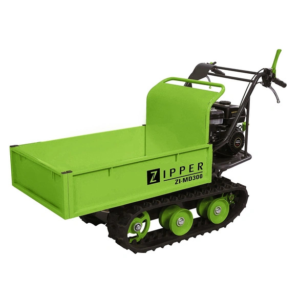 ZIPPER ZI-MD300 Raupendumper 196 cm³ 4,1 kW Benzin mit Schneeschild für Schüttguttransport