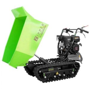 ZIPPER ZI-MD500HSN Raupendumper 302 cm³ 6,8 kW Benzin mit Schneeschild für Schüttguttransport