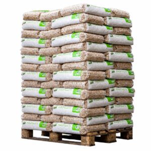 Holzpellets aus Weichholz – ENplus – 975 kg Palette (65 × 15 kg)