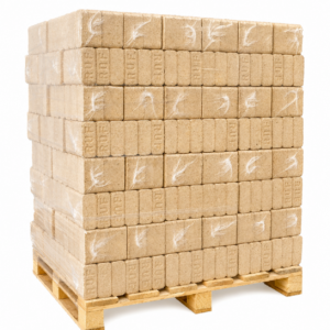 RUF Holzbriketts 960 kg – Palette mit 96 × 10 kg